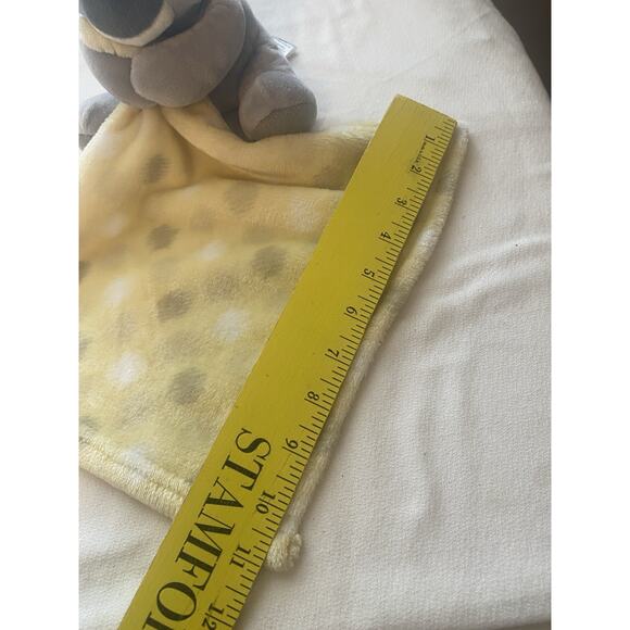 Cudlie Koala Bear Lovey Gray Security Blanket Yellow Plush Baby Toy Lovie - Picture 4 of 10